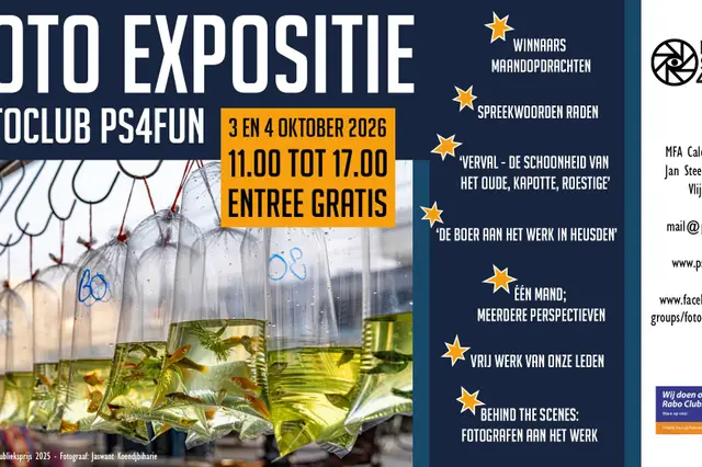Nieuw, verrassend en interactief: ontdek de foto-expositie van Photo Shoot 4 Fun in Vlijmen Image