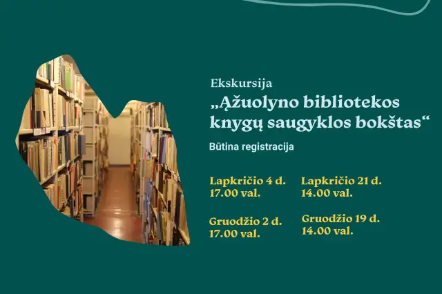 Ekskursija po Ąžuolyno bibliotekos knygų saugyklos bokštą Image