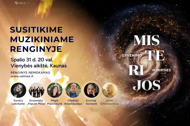 Muzikinis renginys „Gyvenimo ir mirties misterijos“ Image