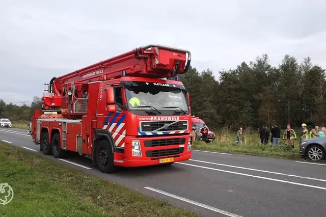 Vier jeugdspelers van V.V. Schoonhoven gewond na ernstig auto-ongeluk