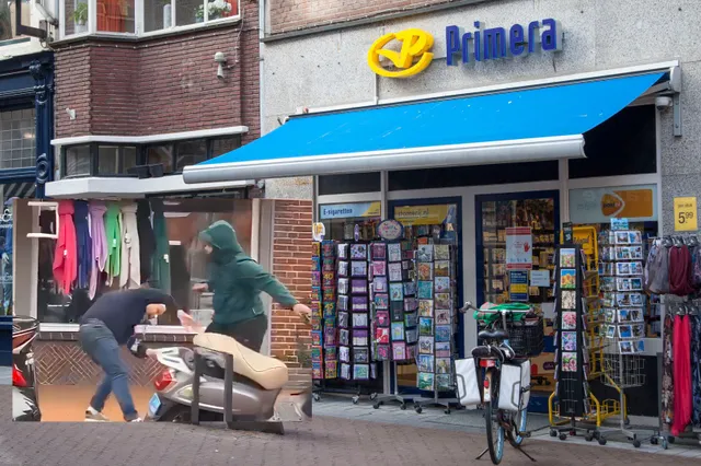Heldhaftige postbode valt overvaller van Primera aan (beelden)
