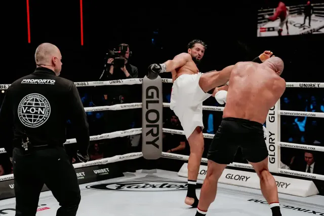 Jamal Ben Saddik trap tegenstander knock out tijdens comeback en breekt arm