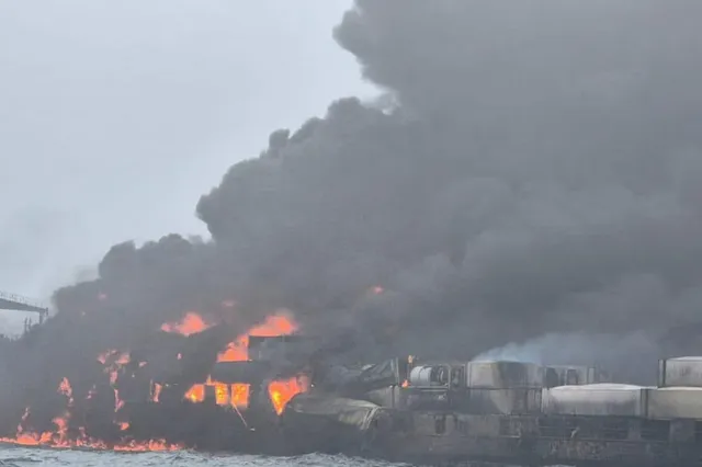 Ernstig ongeluk met olietanker op de Noordzee