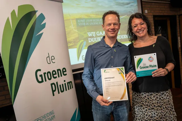 Kampeerboerderij Land van Kleef ontvangt prestigieuze Groene Pluim