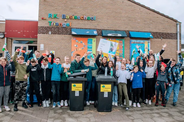 Basisschool De Triangel wint E-waste Race