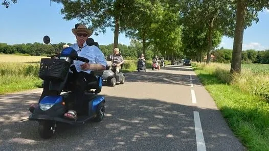 1e Toertocht per rolstoel en scootmobiel in en rondom Maasgouw