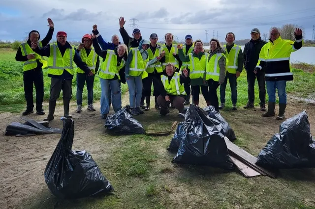 Vrijwilligers zetten zich in voor Maas Clean-up