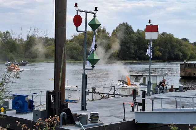 Spectaculaire actie tijdens Demodag Veiligheid "Blus de Lus"
