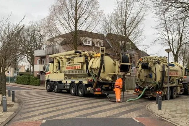 Rioolwerkzaamheden in Wessem
