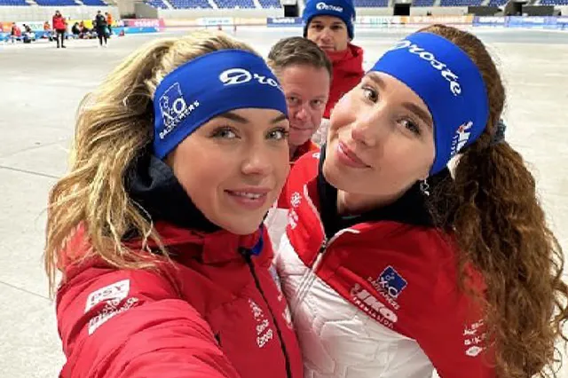 Schaatssters Joy Beune en Michelle de Jong laten ploeggenoten in de steek voor tripje met z'n tweetjes