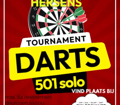 Darttoernooi voor het goede doel Image