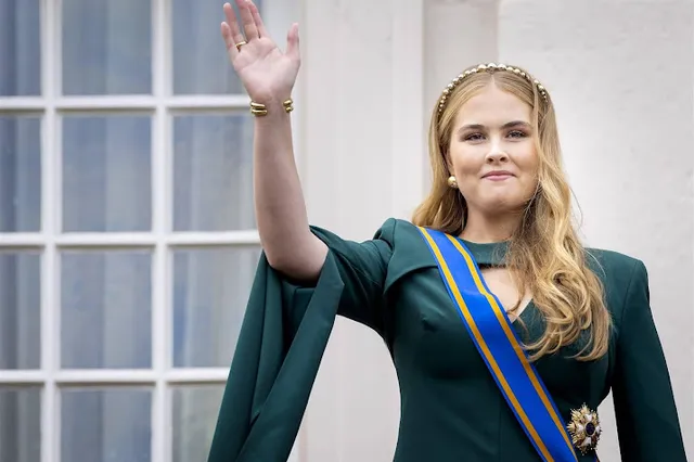 Prinses Amalia schenkt Madrid kleine tulpentuin