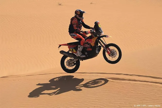 Motorrijder Sanders bouwt voorsprong uit in Dakar Rally