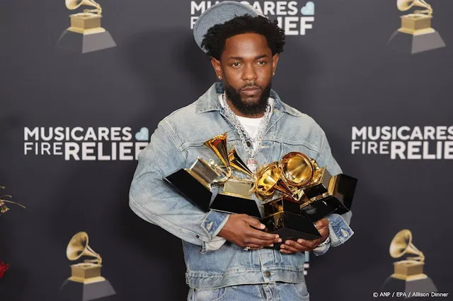 Kendrick Lamar wint meeste Grammy's