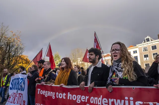 Hoger onderwijs sluit estafettestaking af met landelijk protest