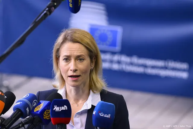 Kallas: maximale druk op Rusland nodig om oorlog te beëindigen