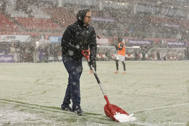 Sparta - NEC definitief gestaakt vanwege sneeuwval