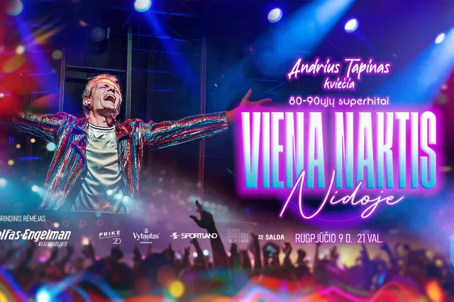 A.Tapino diskoteka „Viena naktis Nidoje“ Image