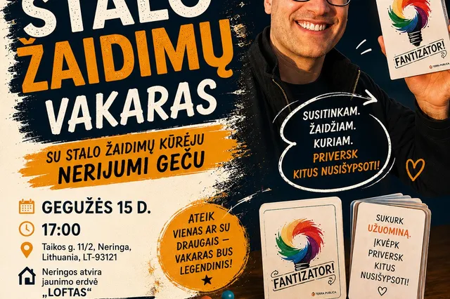 STALO ŽAIDIMŲ VAKARAS „LOFTE“ Image