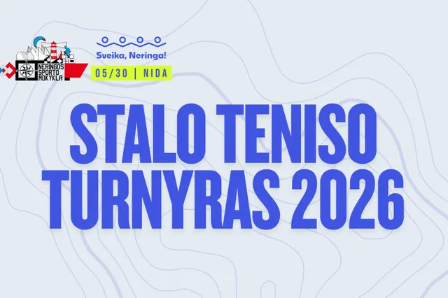 Stalo teniso turnyras 2026 Image