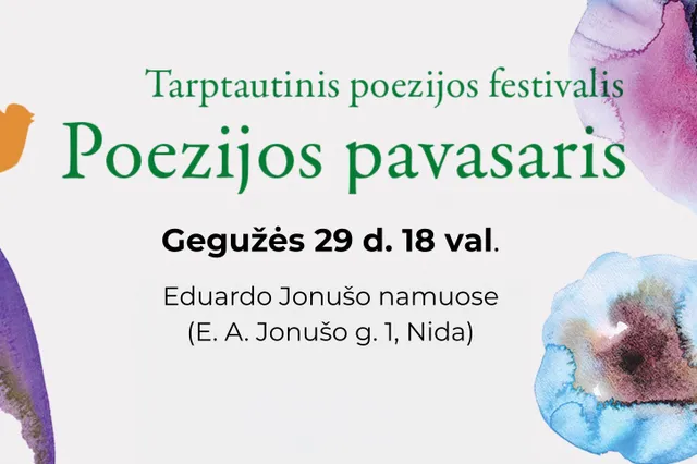 POEZIJOS PAVASARIS' 26 Eduardo Jonušo namuose Image