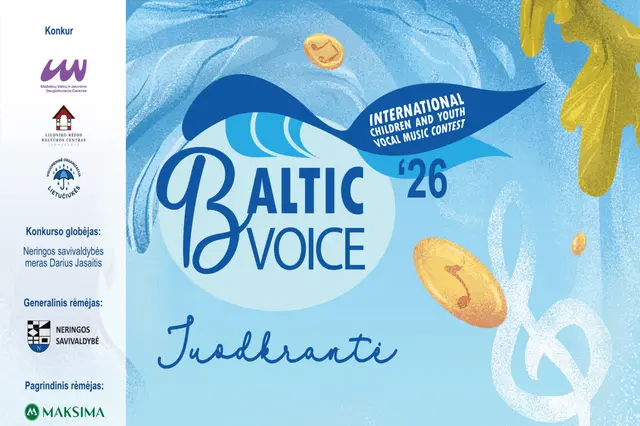 XIV Tarptautinis jaunųjų vokalistų konkursas „Baltic Voice  2026“ Image