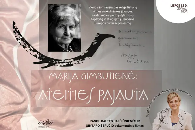 Filmo „Marija Gimbutienė: ateities pajauta“ peržiūra Image