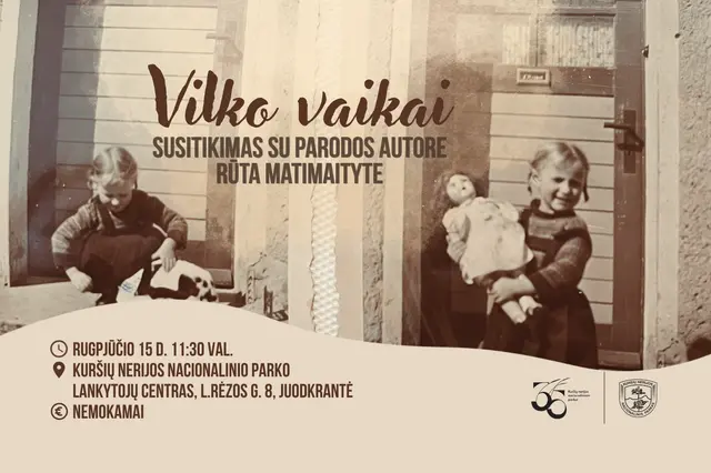 Susitikimas su parodos „Vilko vaikai“ autore Rūta Matimaityte Image