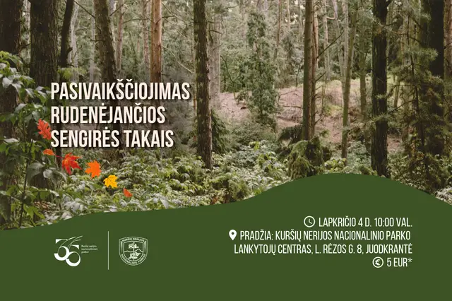 Pasivaikščiojimas rudenėjančios sengirės takais Image