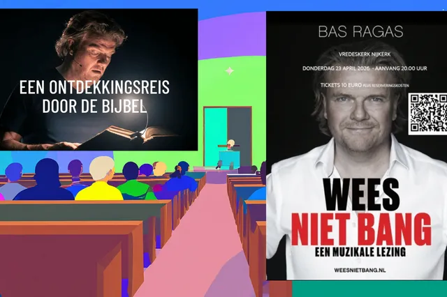 Bas Ragas met de muzikale leesvoorstelling 'Wees niet bang' Image