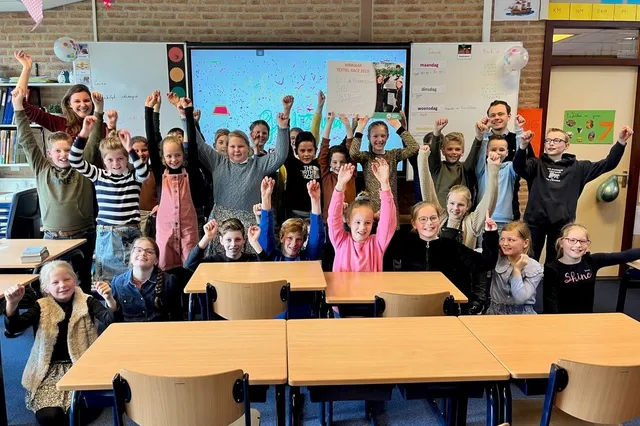 Ds. C. de Ridderschool wint Textiel Race Noord-Veluwe