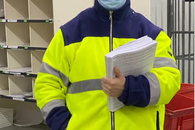 Verkiezingspost dit jaar door Inclusief Gresbo Post bezorgd