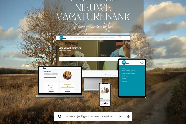Nieuwe vacaturebank Vrijwilligerswerk Nunspeet