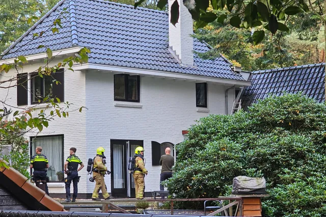 Schoorsteenbrand in Nunspeet snel onder controle