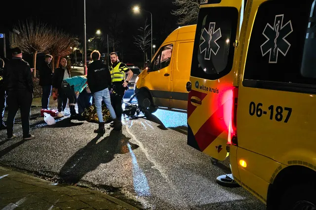 Ongeval woensdagavond op Jan Topweg in Nunspeet: fietsster gewond naar ziekenhuis