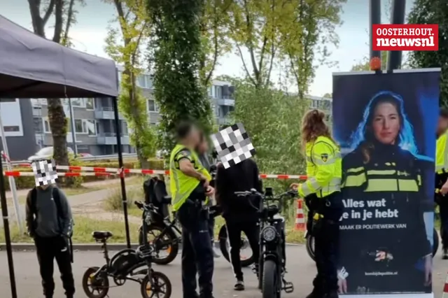 Politie deelt meerdere boetes uit bij fatbike-controle Slotlaan