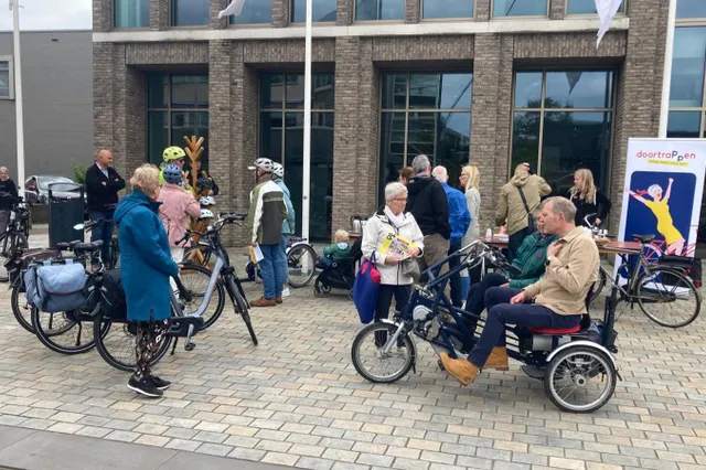 Doortrappen in Overbetuwe op Wereld Fietsdag
