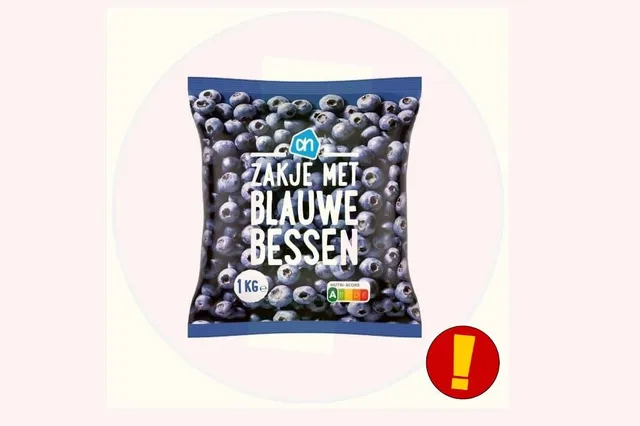 Mogelijk Hepatitis A in Albert Heijn zakje blauwe bessen