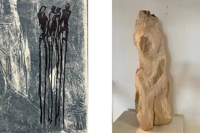 Kunst in ‘t Knooppunt: Linosnedes en beelden Image