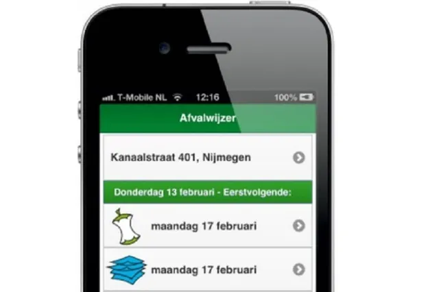 Dar-app: altijd je persoonlijke afvalkalender bij de hand
