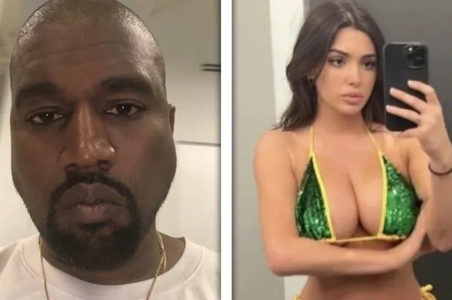 Bizarre beelden vrouw Kanye West in Las Vegas: 'Bijna geen kleding' (VIDEO)