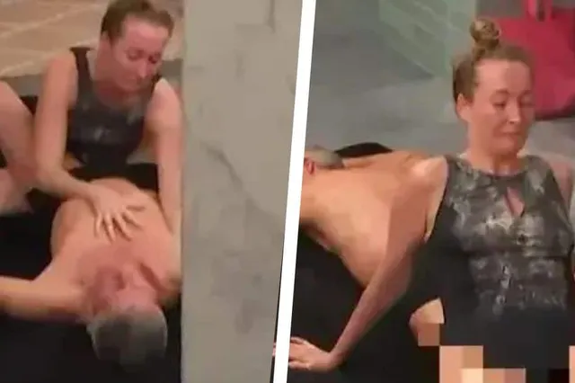 Anna geeft Sven opmerkelijke massage met achterwerk in Lang Leve de Liefde (VIDEO)