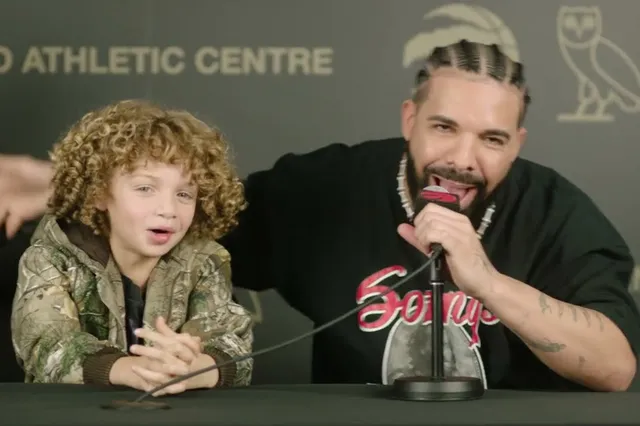 Drake en zijn zoon Adonis schitteren samen in nieuwe Nike Air Force 1 reclame