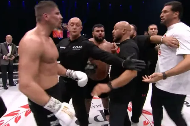 Remy Bonjasky en Melvin Manhoef zijn niet blij met de straf voor Ben Saddik: "We willen eigenlijk dat dit soort momenten gebeuren"