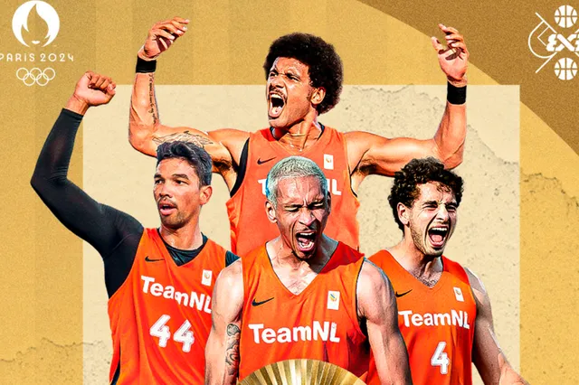 Nederlands 3X3 Basketbal team wordt uitgedaagd door Ice Cube na het winnen van de gouden medaille