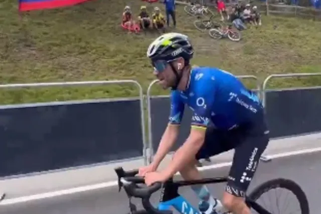 VIDEO: Alejandro Valverde macht die kolumbianischen Fans verrückt, indem er vor dem Rennen den 30 Kilometer langen Alto del Vino hinaufrast
