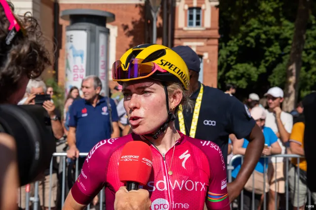 "Es war toll zu sehen, wie sie vor dem letzten Anstieg Vollgas gegeben haben" - Lobende Worte Demi Vollerings an ihre Teamkolleginnen nach Tagessieg bei der Vuelta a Burgos Feminas 2024