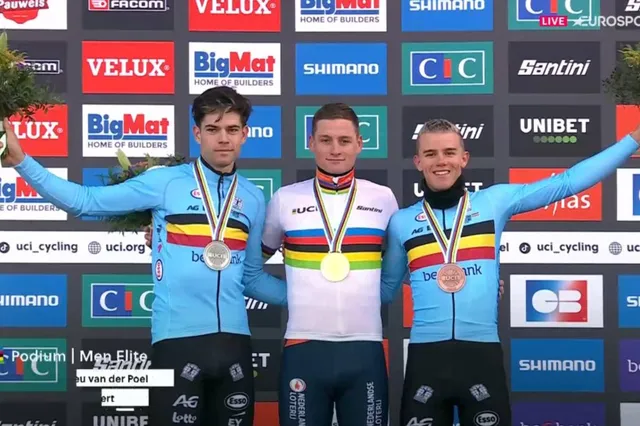 Wout van Aert über seine Niederlage gegen Mathieu van der Poel in Lievin: „Ich glaube nicht, dass ich viel langsamer war als er“.