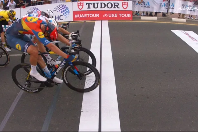 "Ich habe den Sprint etwas zu früh begonnen" - Jonathan Milan hält Merlier und Philipsen im Kampf um die Sprintwertung der UAE Tour auf Distanz