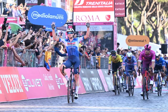 "Ich habe eine Lücke gesehen und versucht, den Rest zu überraschen" - Tim Merliers Reaktion auf den Supersprint, der ihm den Doppelsieg bei der UAE Tour sicherte